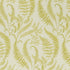 Folium fabric in chartreuse color - pattern F1328/01.CAC.0 - by Clarke And Clarke in the Clarke & Clarke Eden collection