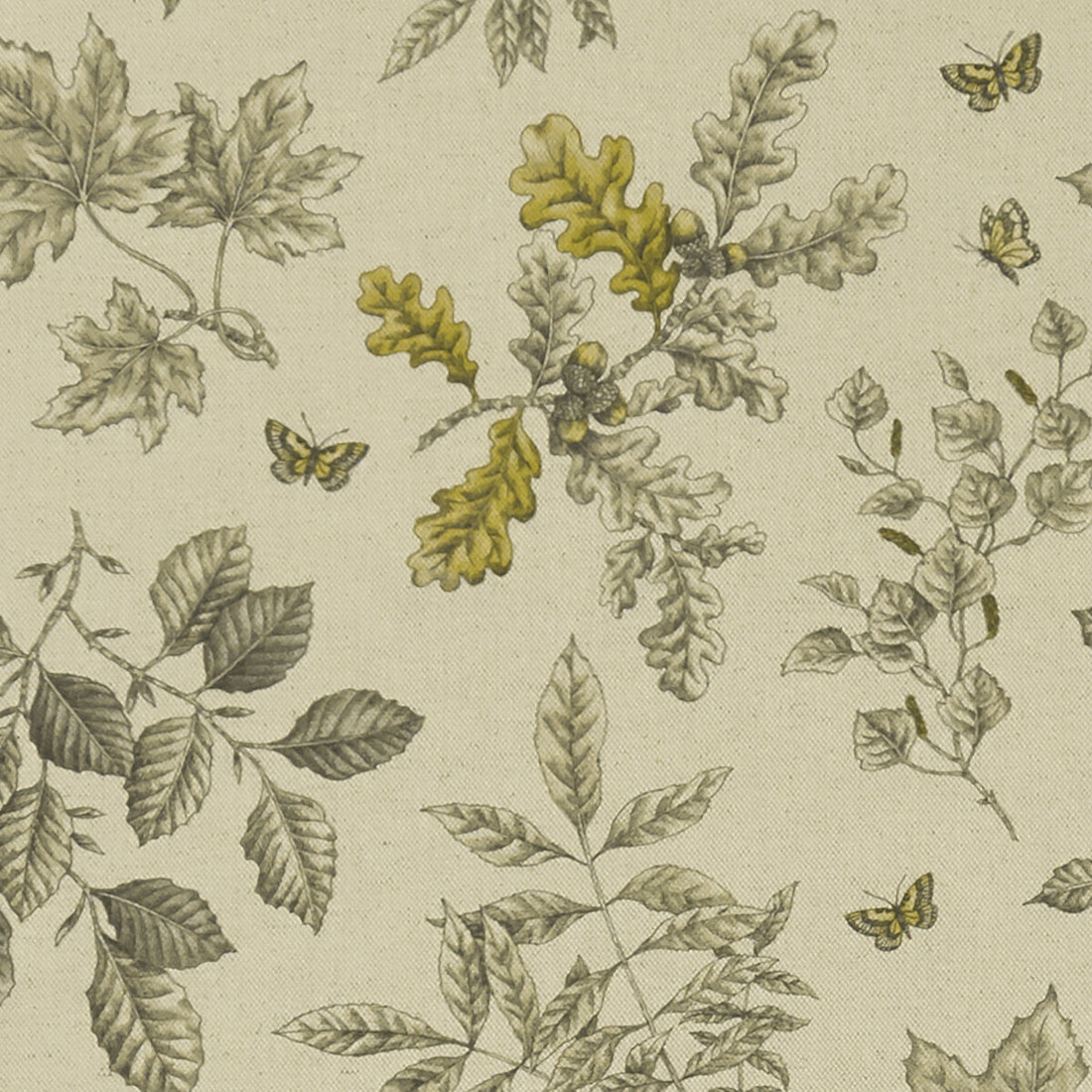 Hortus fabric in linen color - pattern F1329/04.CAC.0 - by Clarke And Clarke in the Clarke &amp; Clarke Eden collection