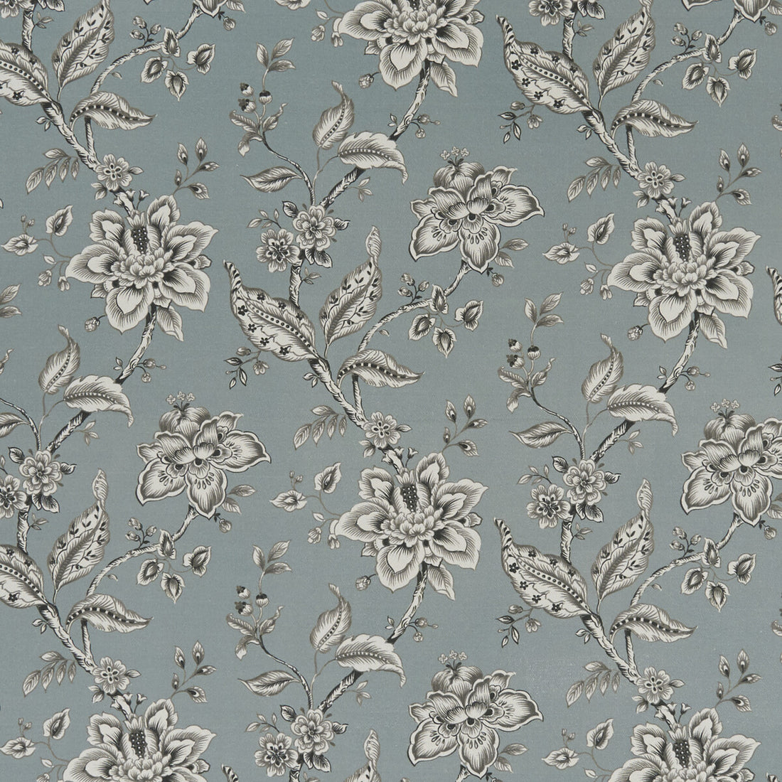 Palampore fabric in mineral color - pattern F1331/04.CAC.0 - by Clarke And Clarke in the Clarke &amp; Clarke Eden collection