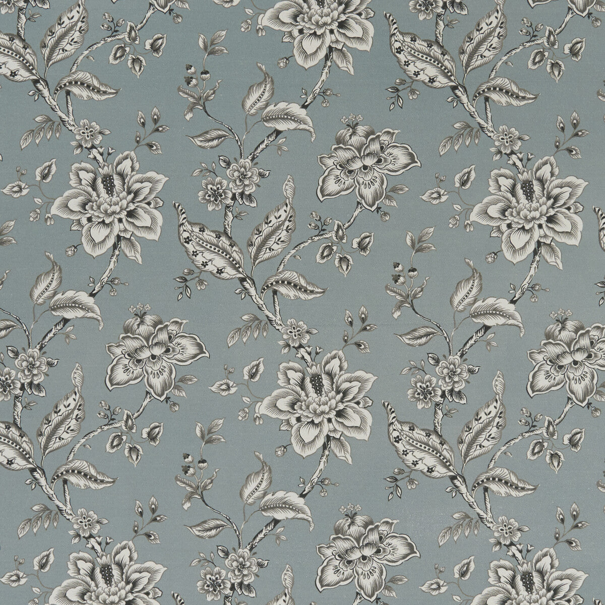 Palampore fabric in mineral color - pattern F1331/04.CAC.0 - by Clarke And Clarke in the Clarke & Clarke Eden collection