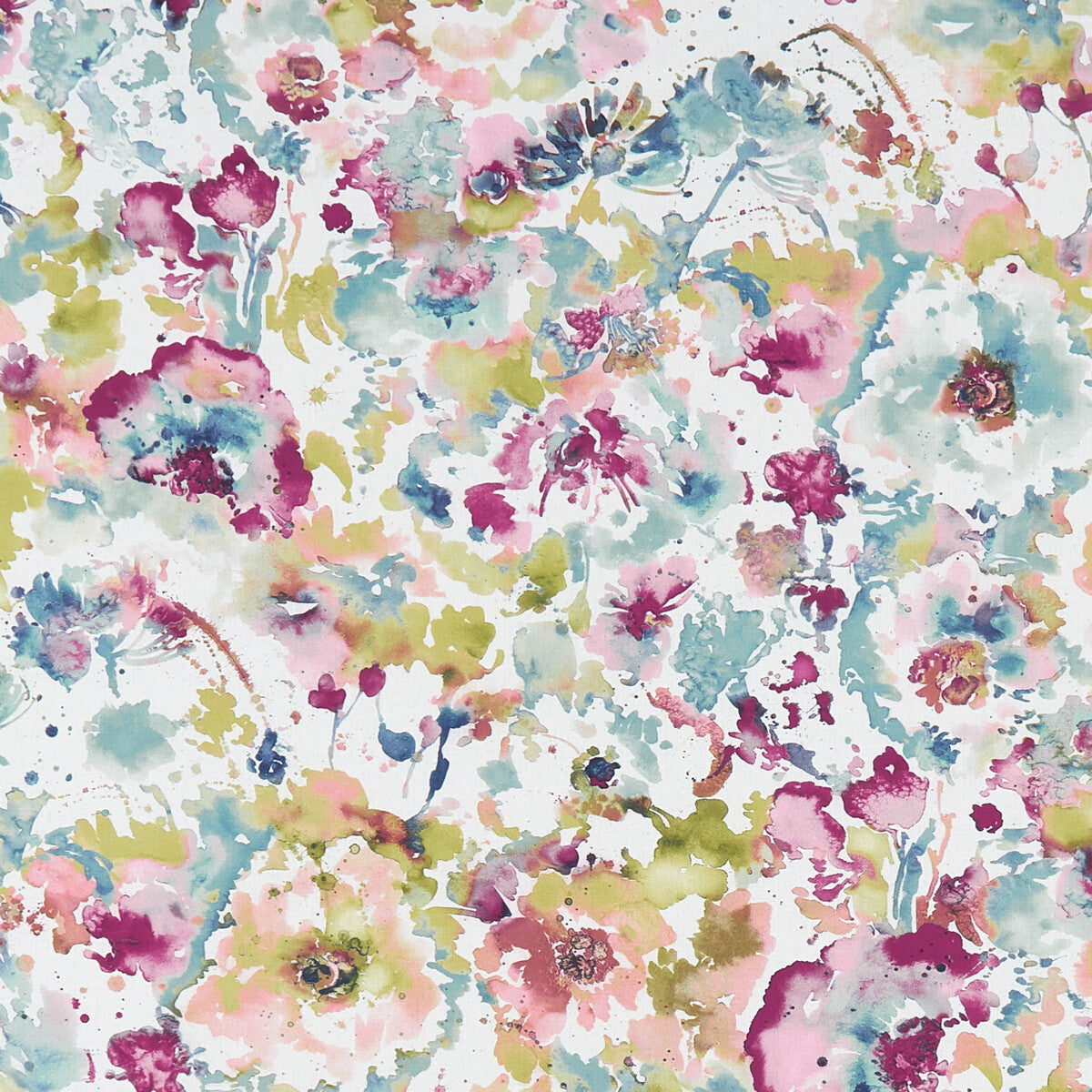Florrie fabric in sorbet color - pattern F1355/03.CAC.0 - by Clarke And Clarke in the Palmero By Studio G For C&C collection