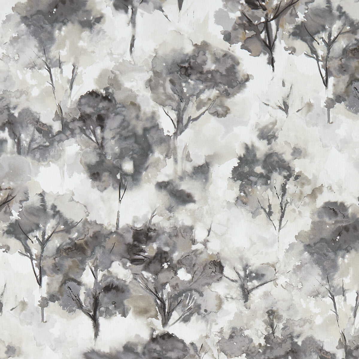 Sagano fabric in charcoal color - pattern F1361/01.CAC.0 - by Clarke And Clarke in the Palmero By Studio G For C&C collection