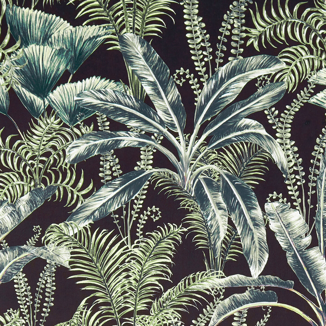 Majorelle Velvet fabric in charcoal color - pattern F1367/01.CAC.0 - by Clarke And Clarke in the Clarke &amp; Clarke Prince Of Persia collection