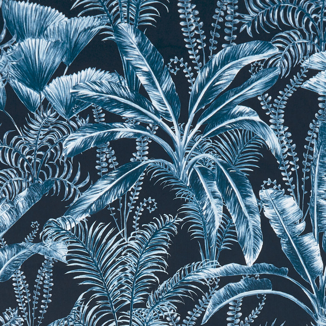 Majorelle Velvet fabric in midnight color - pattern F1367/02.CAC.0 - by Clarke And Clarke in the Clarke &amp; Clarke Prince Of Persia collection