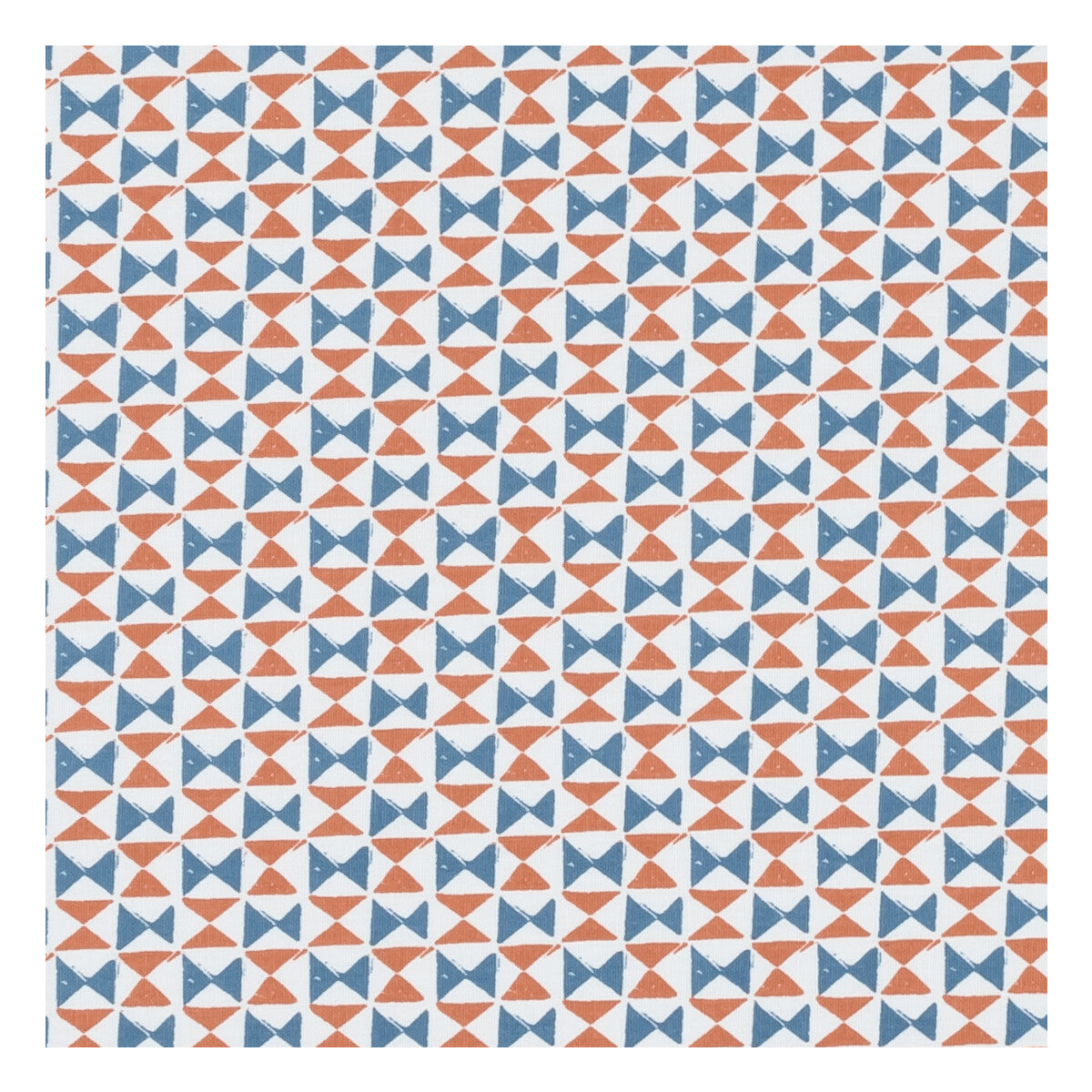 Orianna fabric in denim/spice color - pattern F1376/03.CAC.0 - by Clarke And Clarke in the Co-Ordinates By Studio G For C&C collection