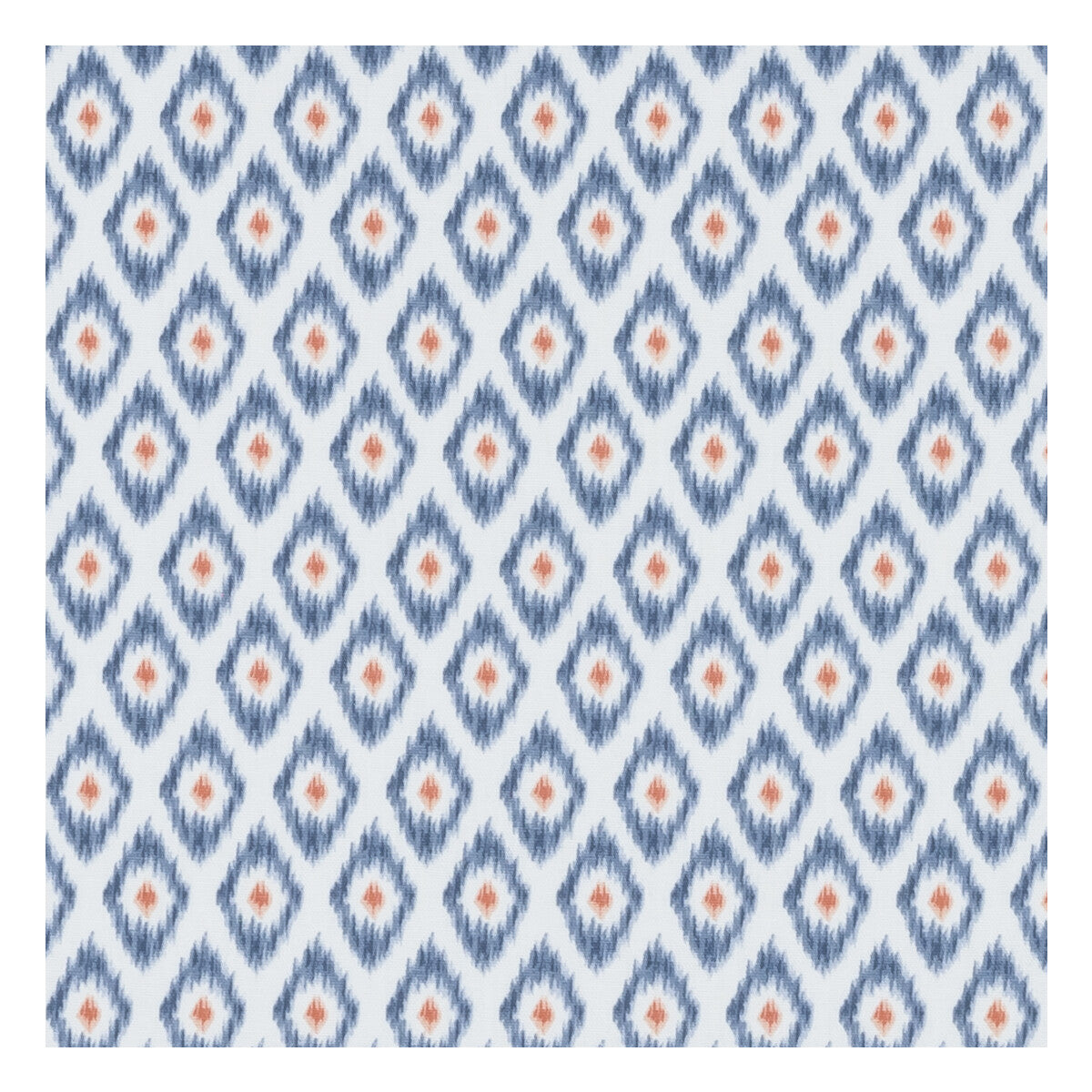 Zora fabric in denim/spice color - pattern F1379/02.CAC.0 - by Clarke And Clarke in the Co-Ordinates By Studio G For C&C collection