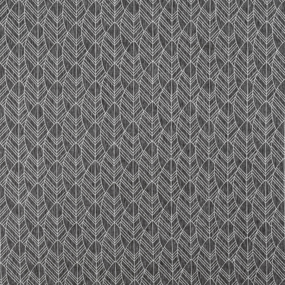 Atika fabric in charcoal color - pattern F1412/03.CAC.0 - by Clarke And Clarke in the Marika By Studio G For C&C collection