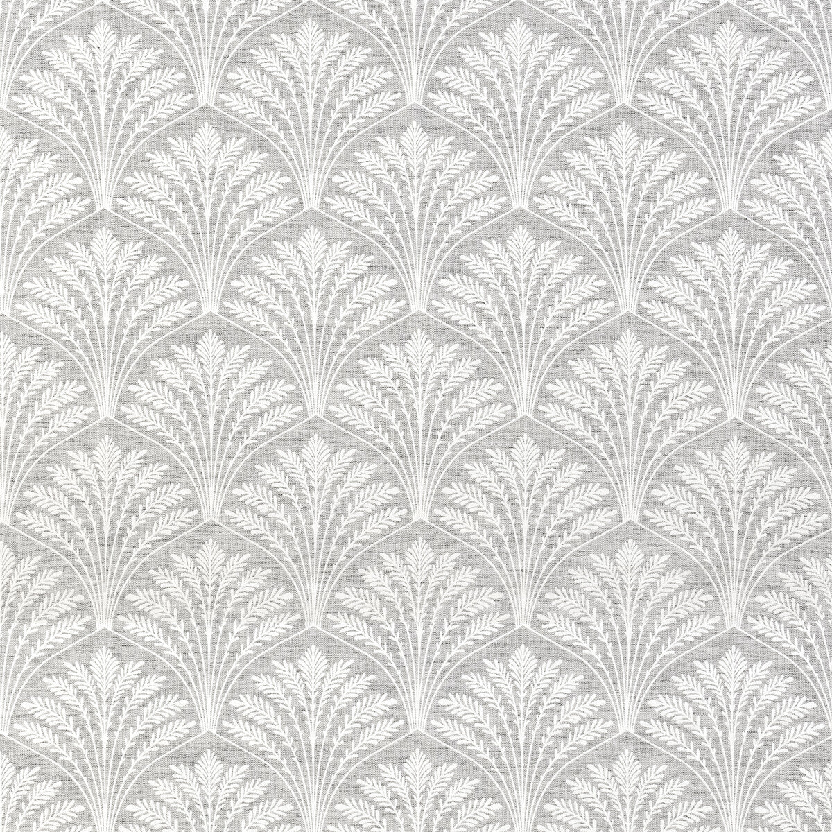 Freja fabric in charcoal color - pattern F1413/03.CAC.0 - by Clarke And Clarke in the Marika By Studio G For C&C collection