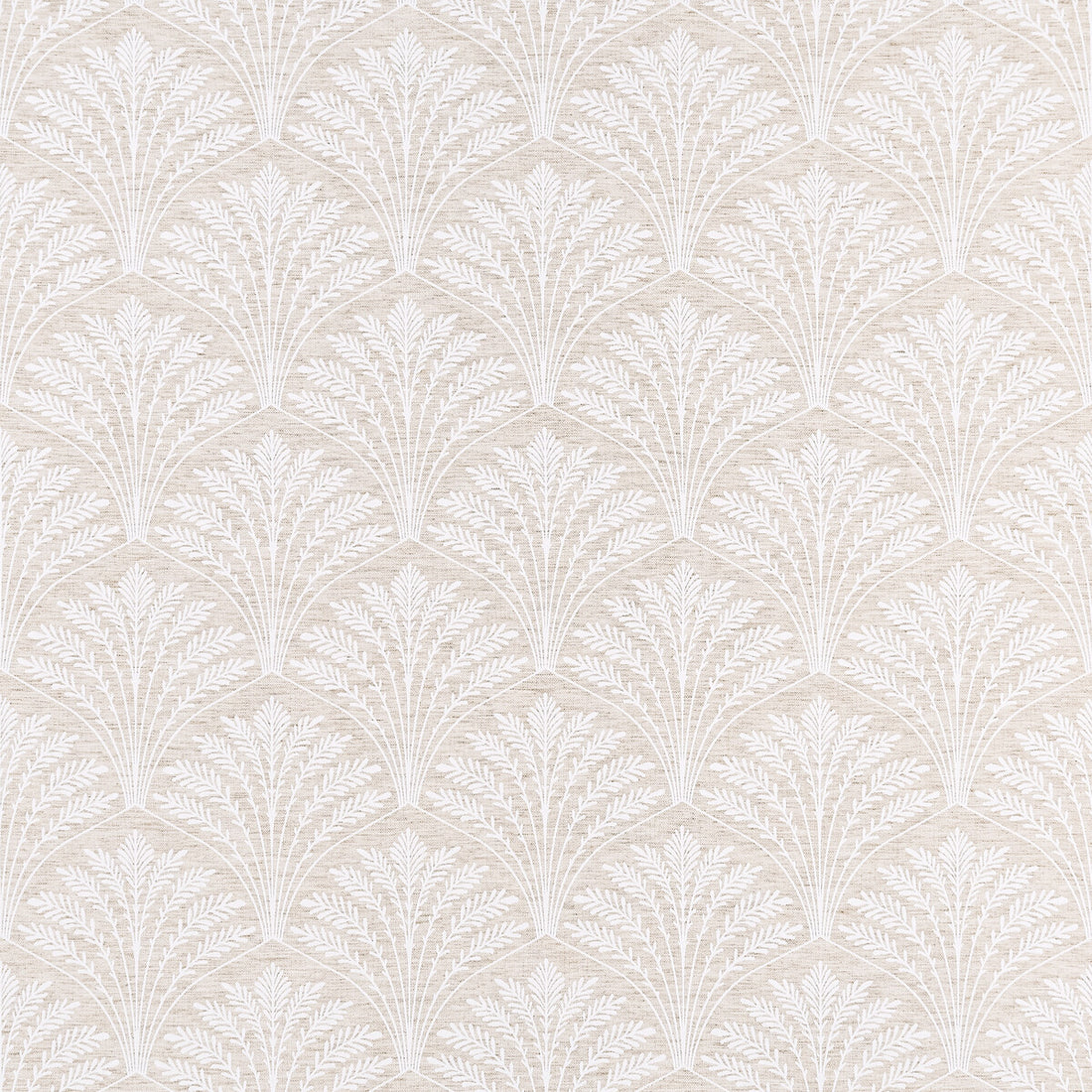 Freja fabric in sand color - pattern F1413/05.CAC.0 - by Clarke And Clarke in the Marika By Studio G For C&amp;C collection