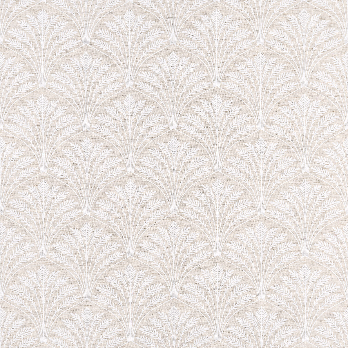 Freja fabric in sand color - pattern F1413/05.CAC.0 - by Clarke And Clarke in the Marika By Studio G For C&C collection