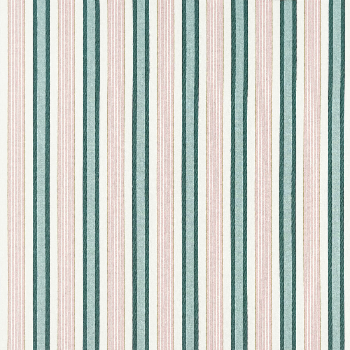Belvoir fabric in emerald/blush color - pattern F1430/04.CAC.0 - by Clarke And Clarke in the Clarke & Clarke Botanist collection