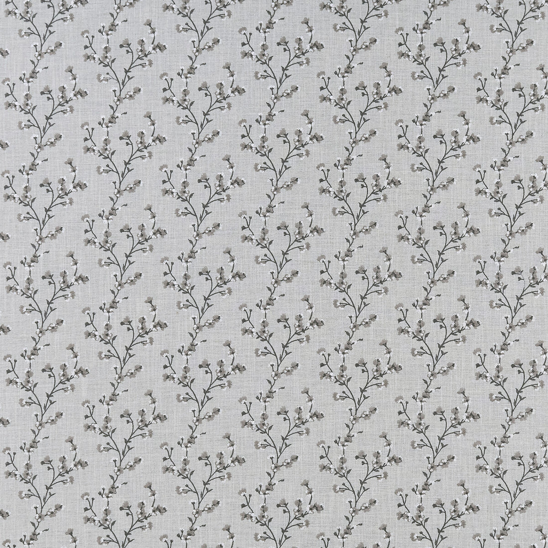Blossom fabric in charcoal color - pattern F1439/01.CAC.0 - by Clarke And Clarke in the Clarke &amp; Clarke Origins collection