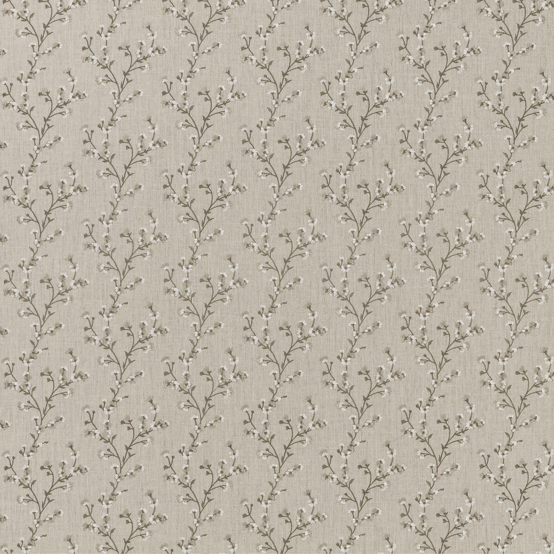 Blossom fabric in linen color - pattern F1439/03.CAC.0 - by Clarke And Clarke in the Clarke &amp; Clarke Origins collection