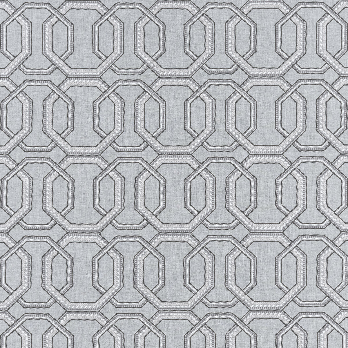 Repeat fabric in charcoal color - pattern F1451/01.CAC.0 - by Clarke And Clarke in the Clarke & Clarke Origins collection
