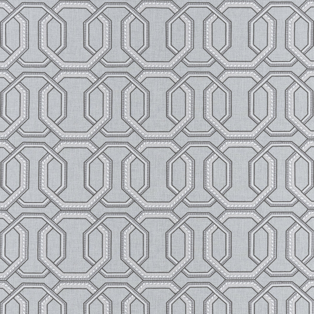 Repeat fabric in charcoal color - pattern F1451/01.CAC.0 - by Clarke And Clarke in the Clarke &amp; Clarke Origins collection