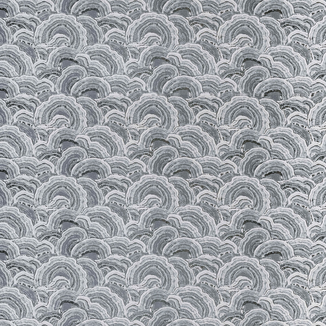 Langei fabric in pewter color - pattern F1458/03.CAC.0 - by Clarke And Clarke in the Geomo By Studio G For C&amp;C collection