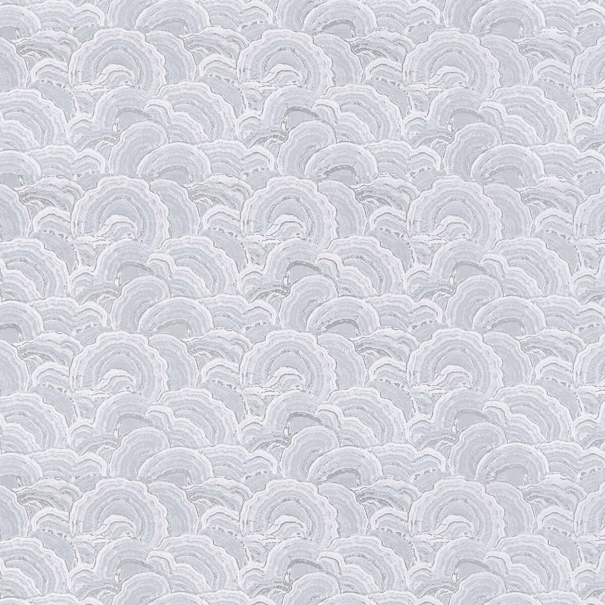 Langei fabric in silver color - pattern F1458/05.CAC.0 - by Clarke And Clarke in the Geomo By Studio G For C&C collection