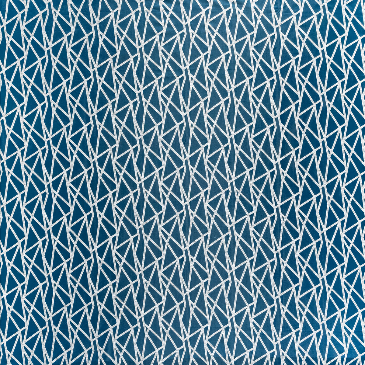 Geomo fabric in kingfisher color - pattern F1459/03.CAC.0 - by Clarke And Clarke in the Geomo By Studio G For C&amp;C collection