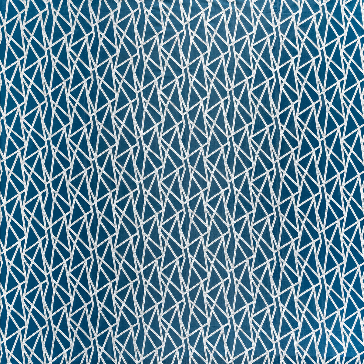 Geomo fabric in kingfisher color - pattern F1459/03.CAC.0 - by Clarke And Clarke in the Geomo By Studio G For C&C collection