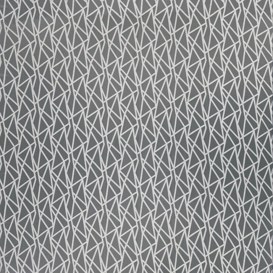 Geomo fabric in pewter color - pattern F1459/04.CAC.0 - by Clarke And Clarke in the Geomo By Studio G For C&amp;C collection