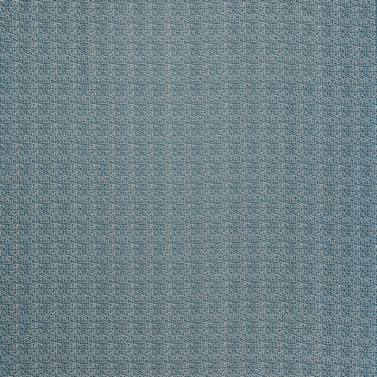 Maze fabric in kingfisher color - pattern F1460/02.CAC.0 - by Clarke And Clarke in the Geomo By Studio G For C&C collection