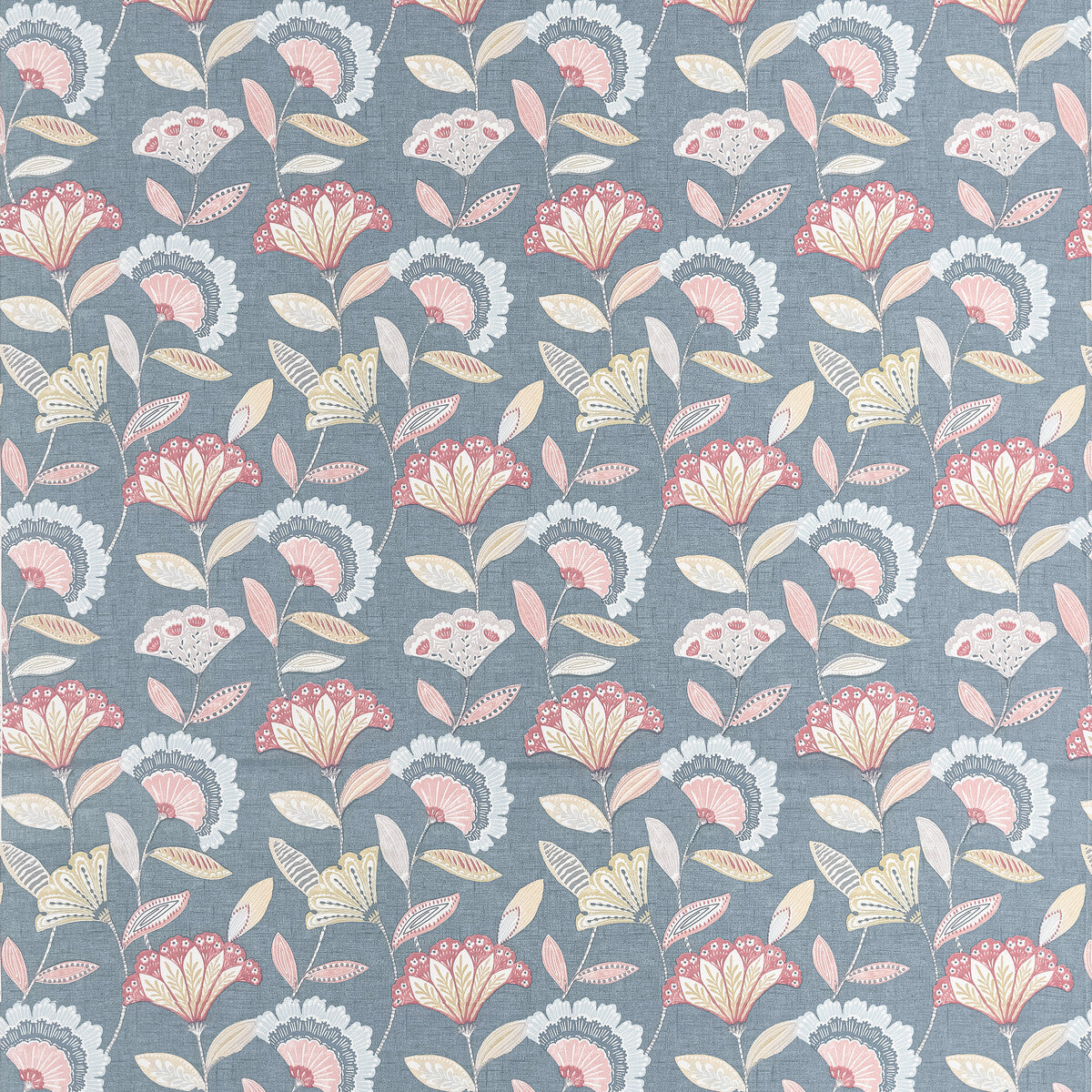Bohemia fabric in midnight color - pattern F1462/03.CAC.0 - by Clarke And Clarke in the Bohemia By Studio G For C&C collection