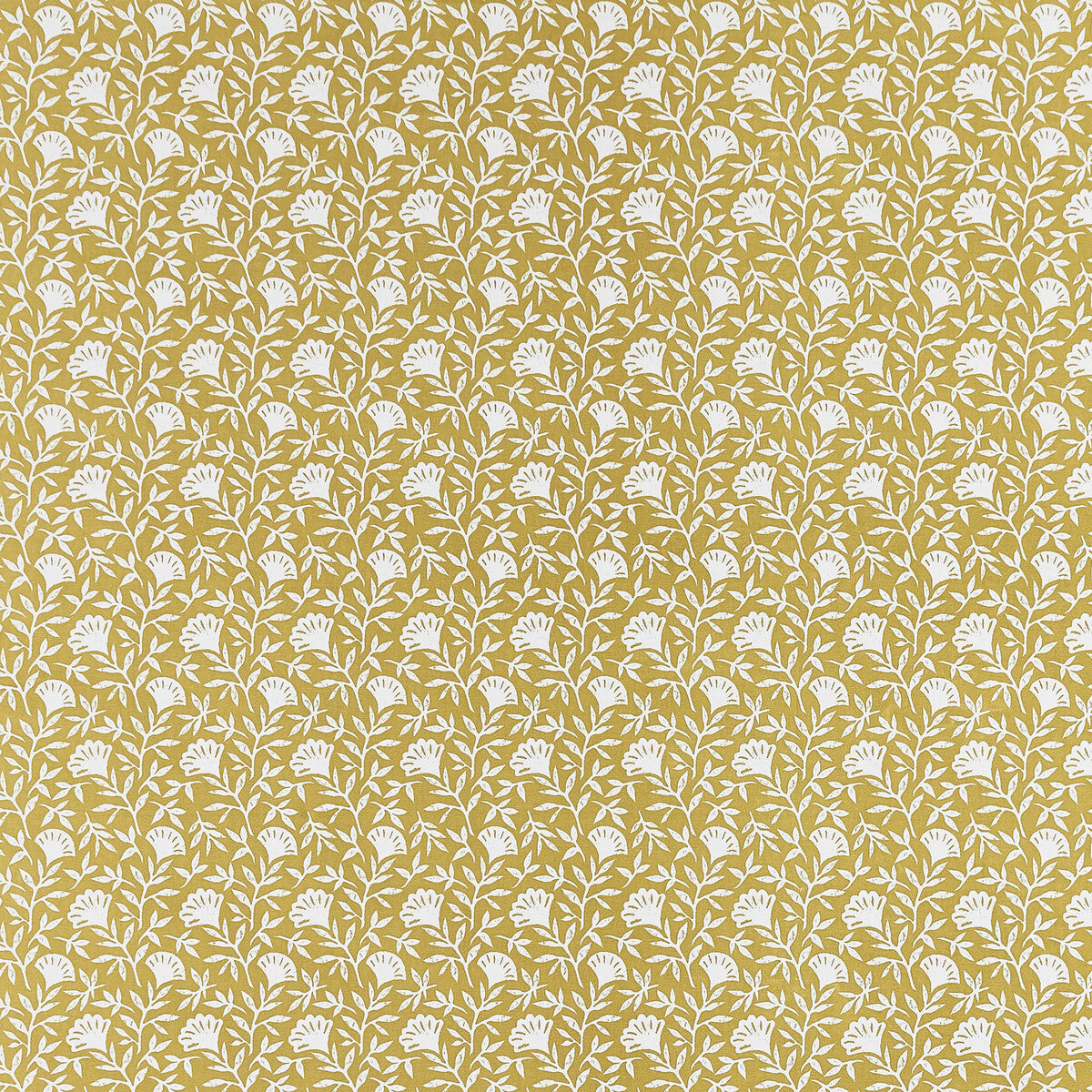 Melby fabric in ochre color - pattern F1465/05.CAC.0 - by Clarke And Clarke in the Bohemia By Studio G For C&C collection
