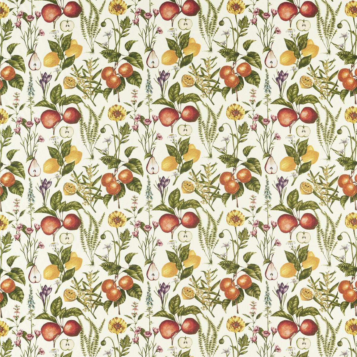 Sorento fabric in autumn color - pattern F1509/01.CAC.0 - by Clarke And Clarke in the Clarke & Clarke Pomarium collection