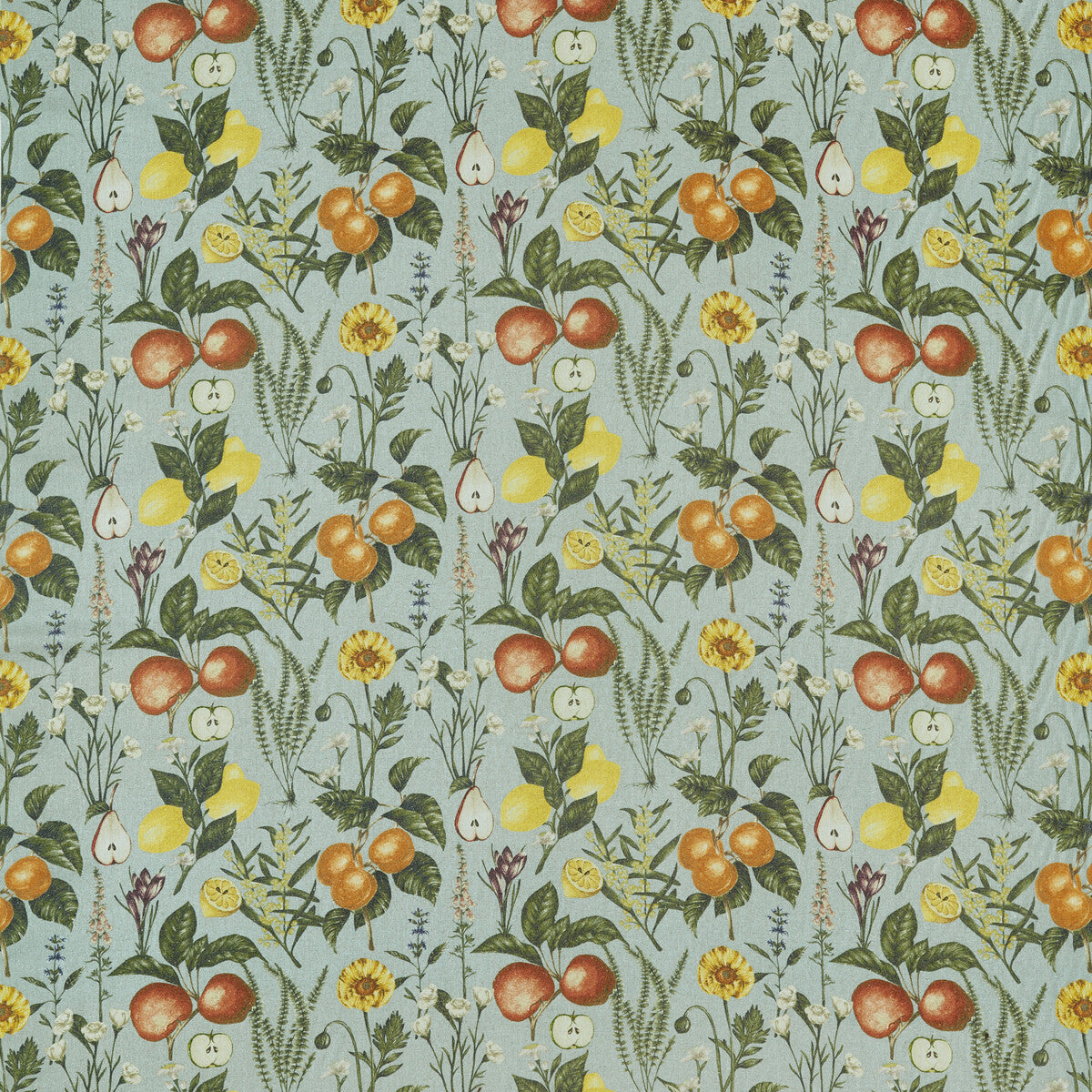 Sorento fabric in mineral color - pattern F1509/03.CAC.0 - by Clarke And Clarke in the Clarke & Clarke Pomarium collection