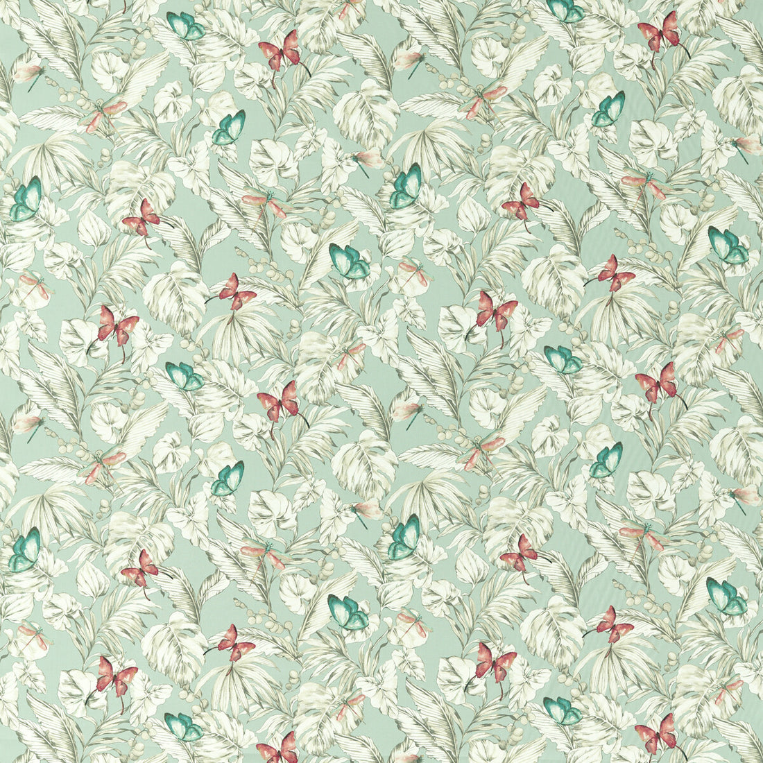 Acadia fabric in mineral color - pattern F1513/04.CAC.0 - by Clarke And Clarke in the Amazonia By Studio G For C&amp;C collection
