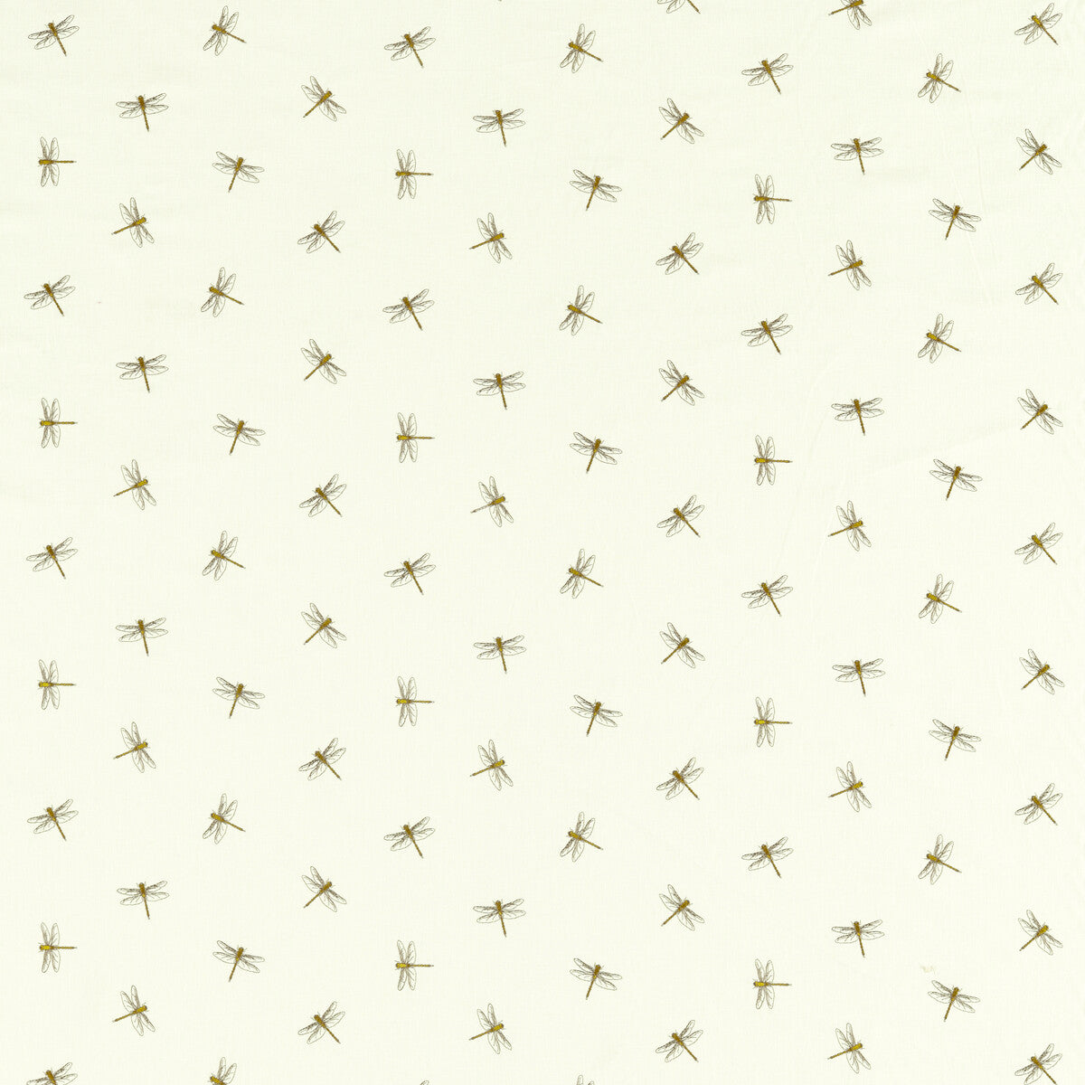 Damsel fabric in citron color - pattern F1514/02.CAC.0 - by Clarke And Clarke in the Amazonia By Studio G For C&C collection