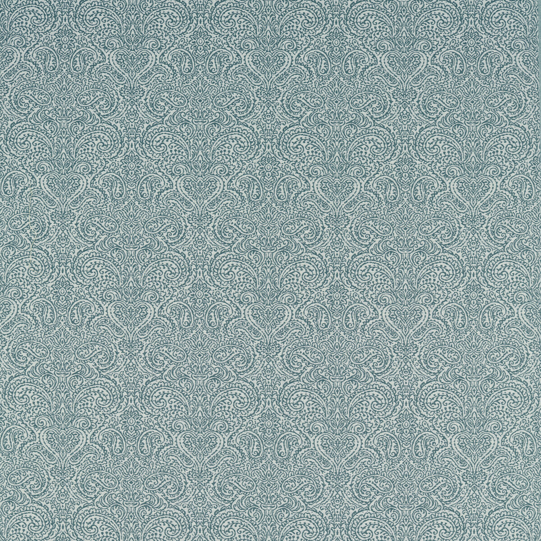 Ada fabric in teal color - pattern F1540/06.CAC.0 - by Clarke And Clarke in the Clarke &amp; Clarke Vintage collection