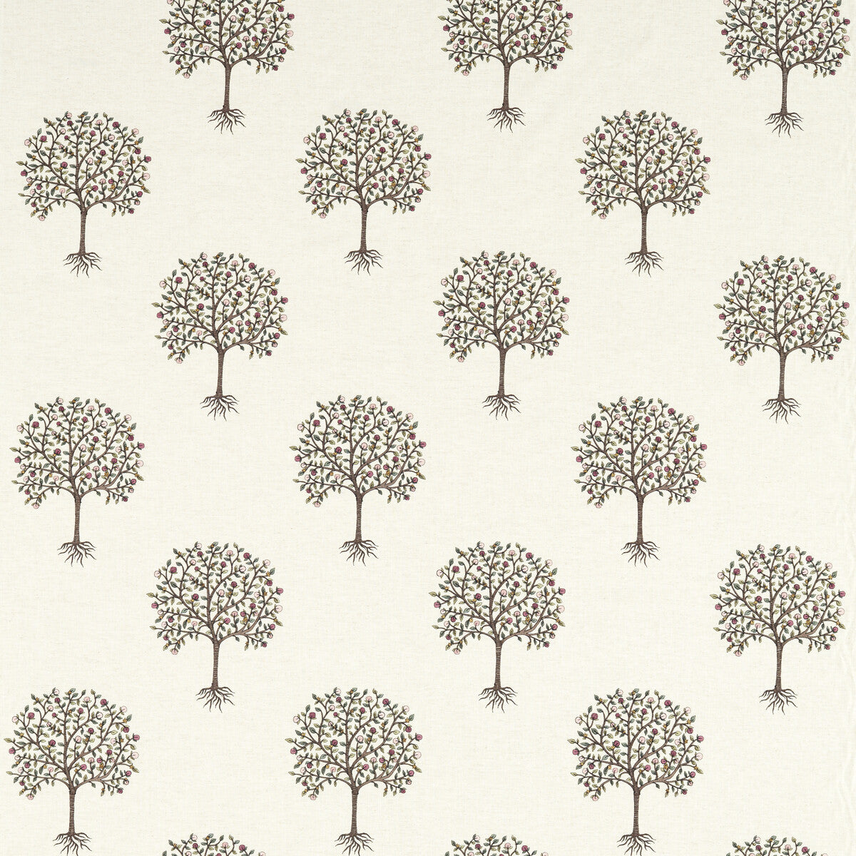 Bergamot fabric in blush/linen color - pattern F1541/01.CAC.0 - by Clarke And Clarke in the Clarke & Clarke Vintage collection