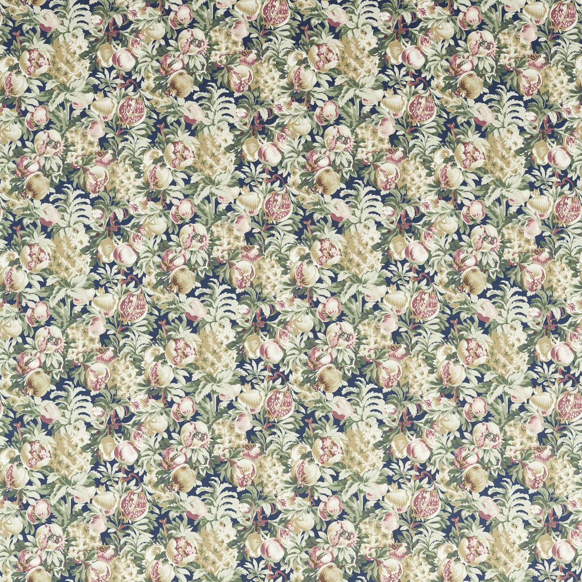 Francis fabric in midnight velvet color - pattern F1545/01.CAC.0 - by Clarke And Clarke in the Clarke & Clarke Vintage collection