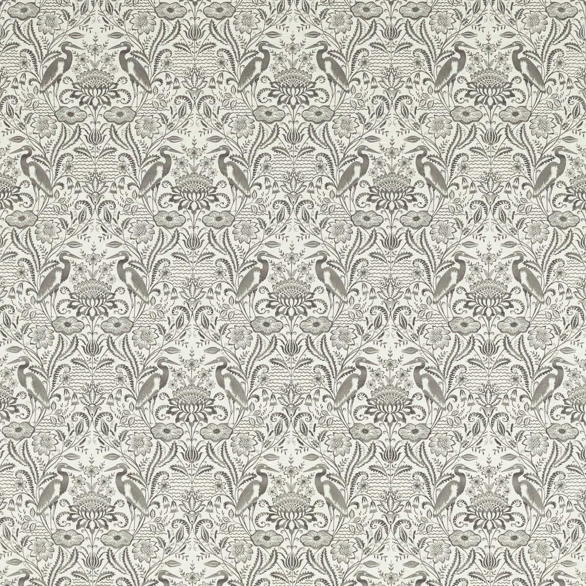 Nakuru fabric in charcoal/linen color - pattern F1547/02.CAC.0 - by Clarke And Clarke in the Clarke & Clarke Vintage collection