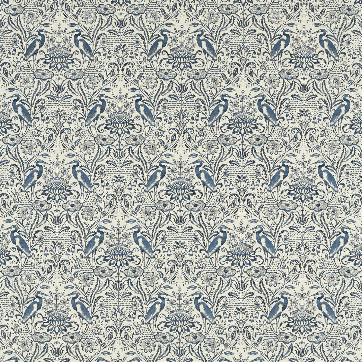 Nakuru fabric in midnight/linen color - pattern F1547/04.CAC.0 - by Clarke And Clarke in the Clarke & Clarke Vintage collection