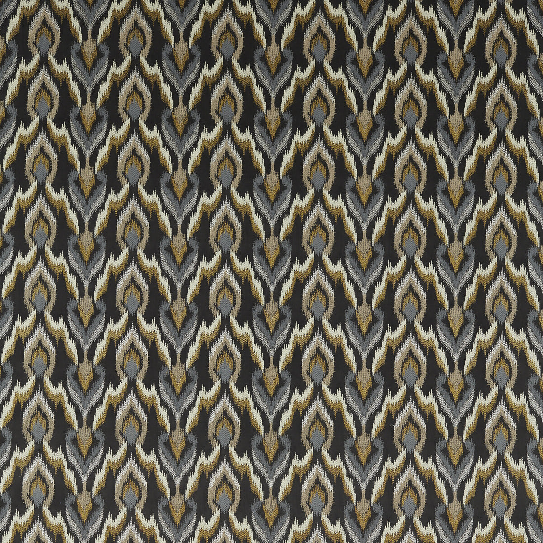 Velluto fabric in nero color - pattern F1549/02.CAC.0 - by Clarke And Clarke in the Clarke &amp; Clarke Dimora collection