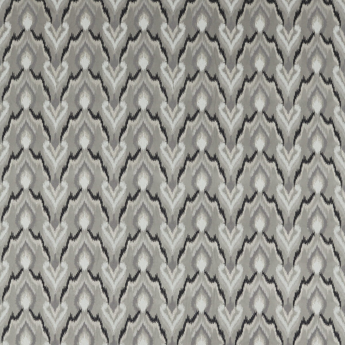 Velluto fabric in pewter color - pattern F1549/03.CAC.0 - by Clarke And Clarke in the Clarke & Clarke Dimora collection