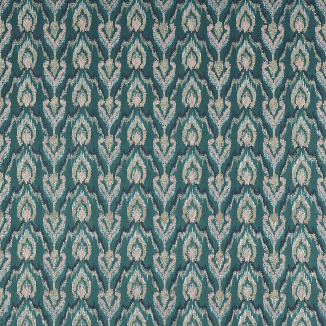 Velluto fabric in teal color - pattern F1549/04.CAC.0 - by Clarke And Clarke in the Clarke &amp; Clarke Dimora collection