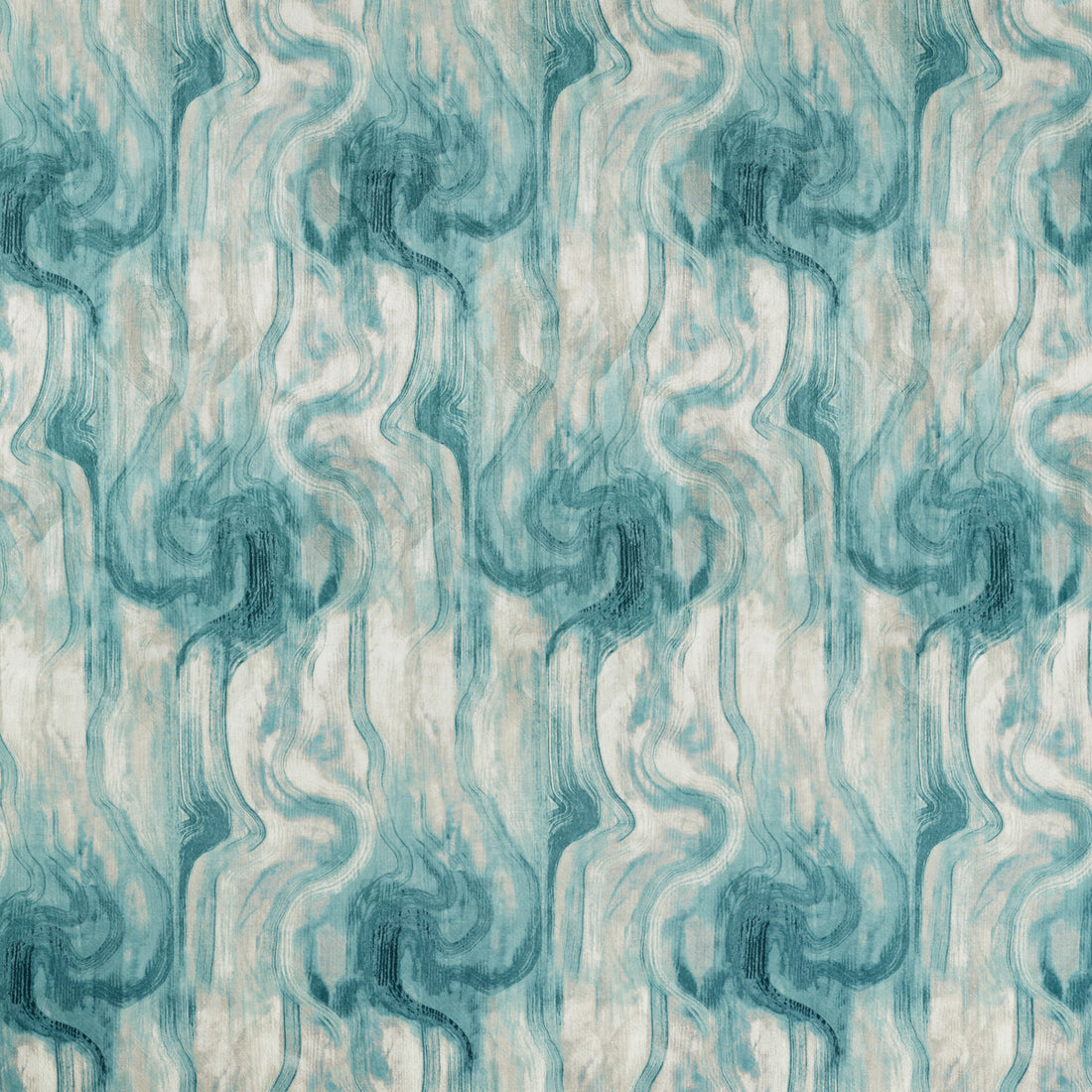 Tessuto fabric in teal color - pattern F1552/04.CAC.0 - by Clarke And Clarke in the Clarke &amp; Clarke Dimora collection