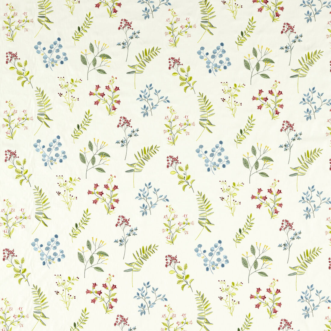 Brigitte fabric in summer color - pattern F1554/05.CAC.0 - by Clarke And Clarke in the Clarke &amp; Clarke Pavilion collection