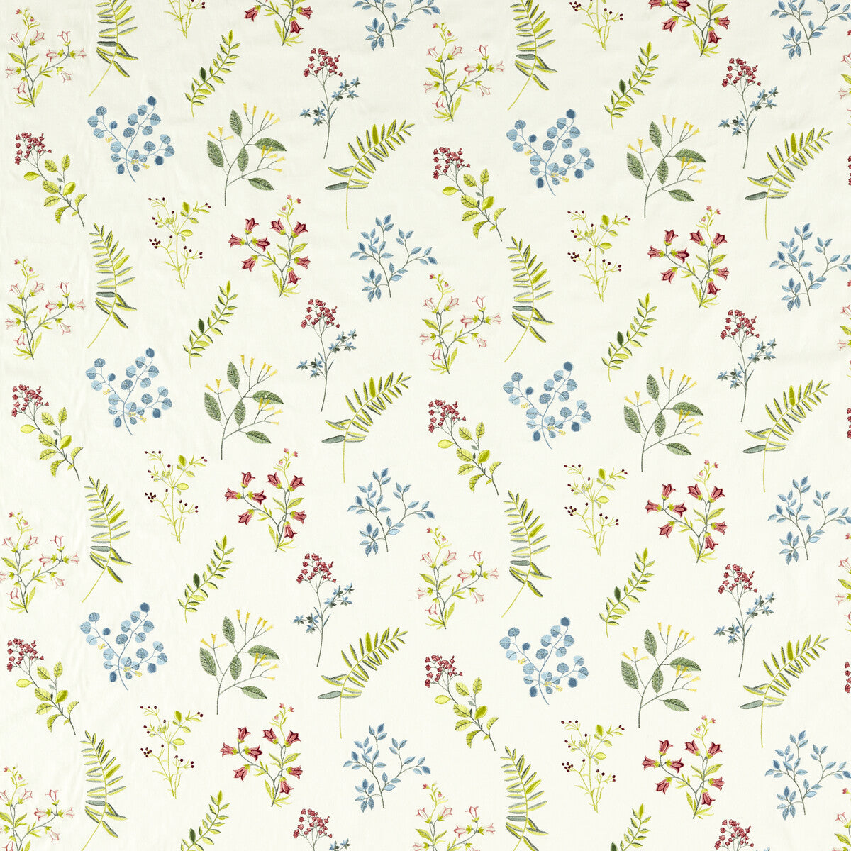 Brigitte fabric in summer color - pattern F1554/05.CAC.0 - by Clarke And Clarke in the Clarke & Clarke Pavilion collection