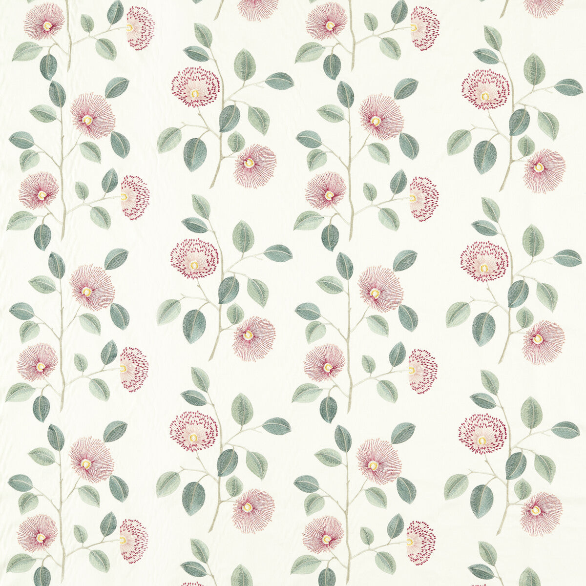 Monique fabric in blush/raspberry color - pattern F1555/02.CAC.0 - by Clarke And Clarke in the Clarke &amp; Clarke Pavilion collection