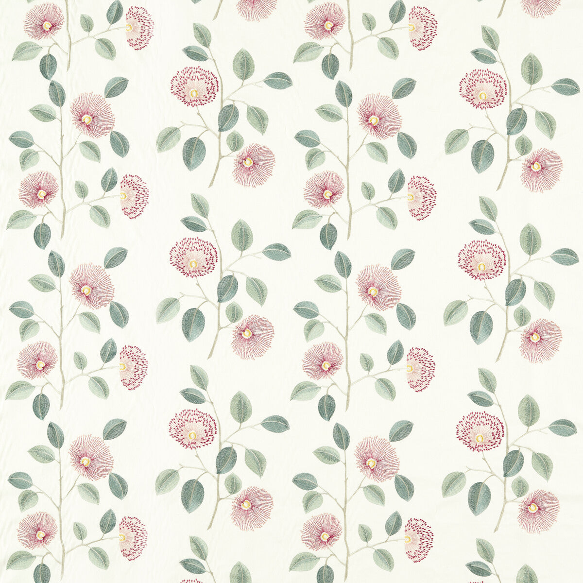 Monique fabric in blush/raspberry color - pattern F1555/02.CAC.0 - by Clarke And Clarke in the Clarke & Clarke Pavilion collection