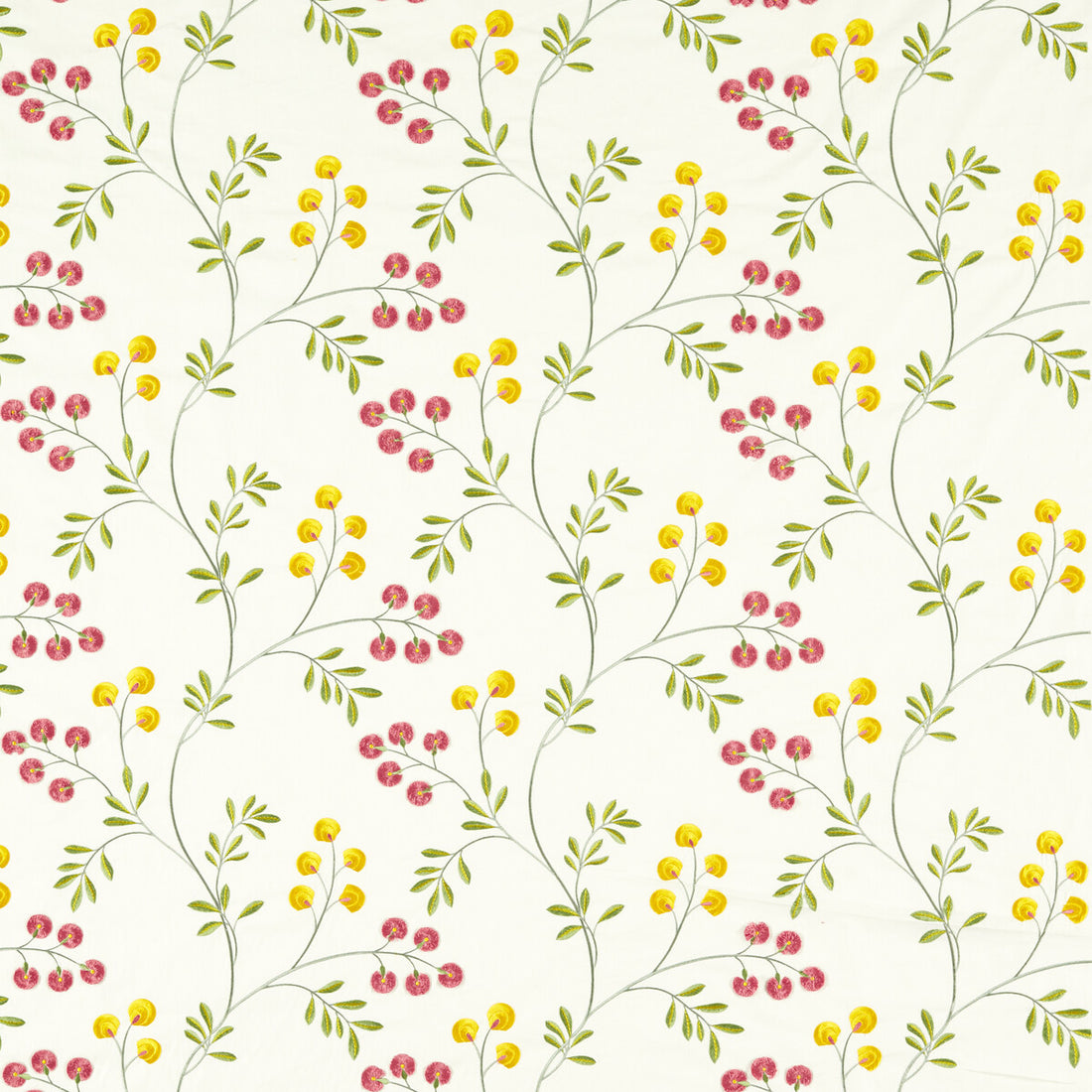 Rochelle fabric in summer color - pattern F1556/05.CAC.0 - by Clarke And Clarke in the Clarke &amp; Clarke Pavilion collection