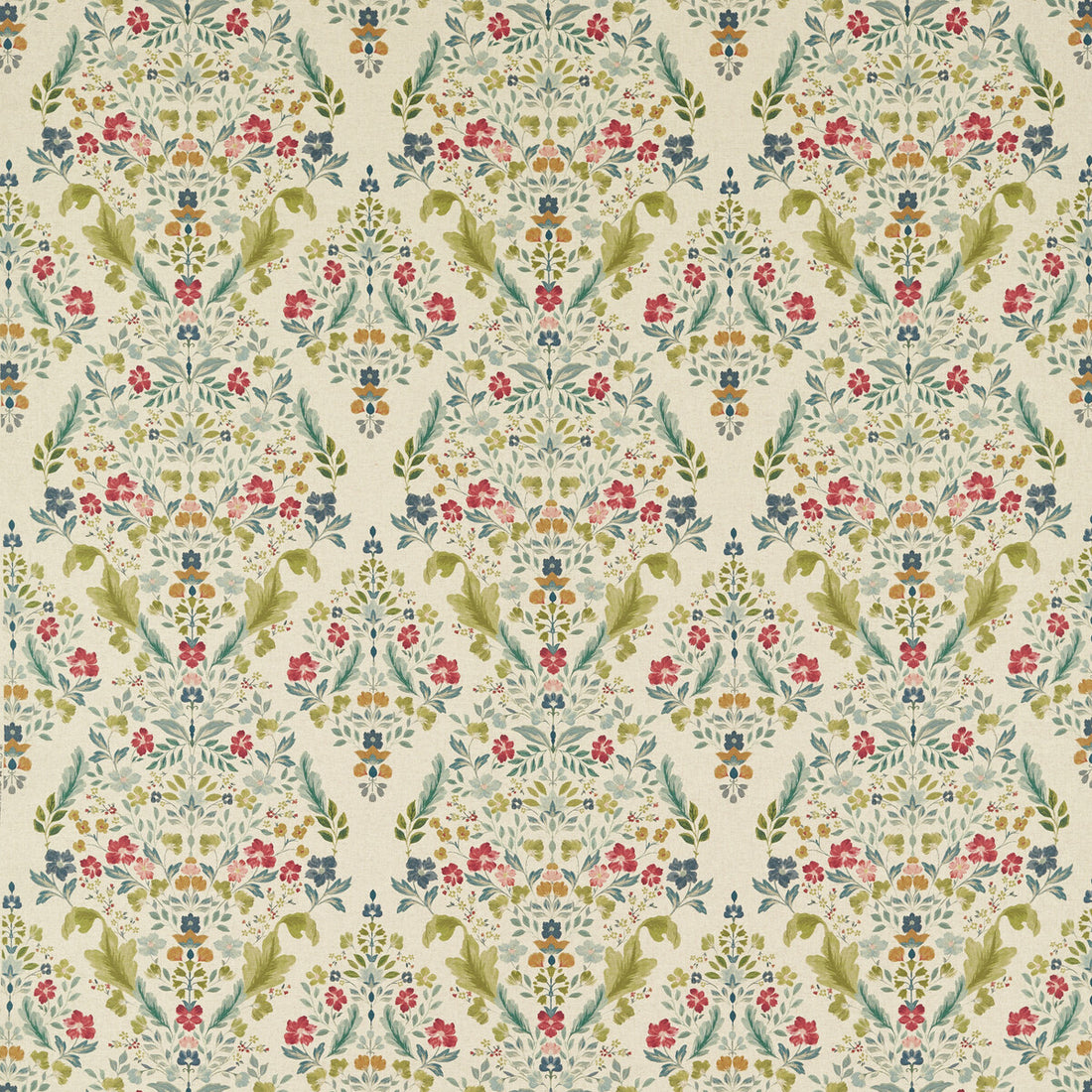 Gawthorpe fabric in forest/linen color - pattern F1558/02.CAC.0 - by Clarke And Clarke in the Country Escape By Studio G For C&amp;C collection