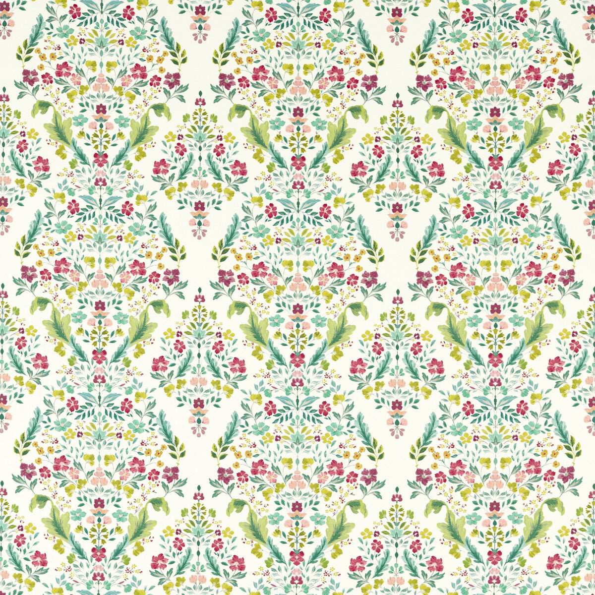 Gawthorpe fabric in multi color - pattern F1559/02.CAC.0 - by Clarke And Clarke in the Country Escape By Studio G For C&C collection