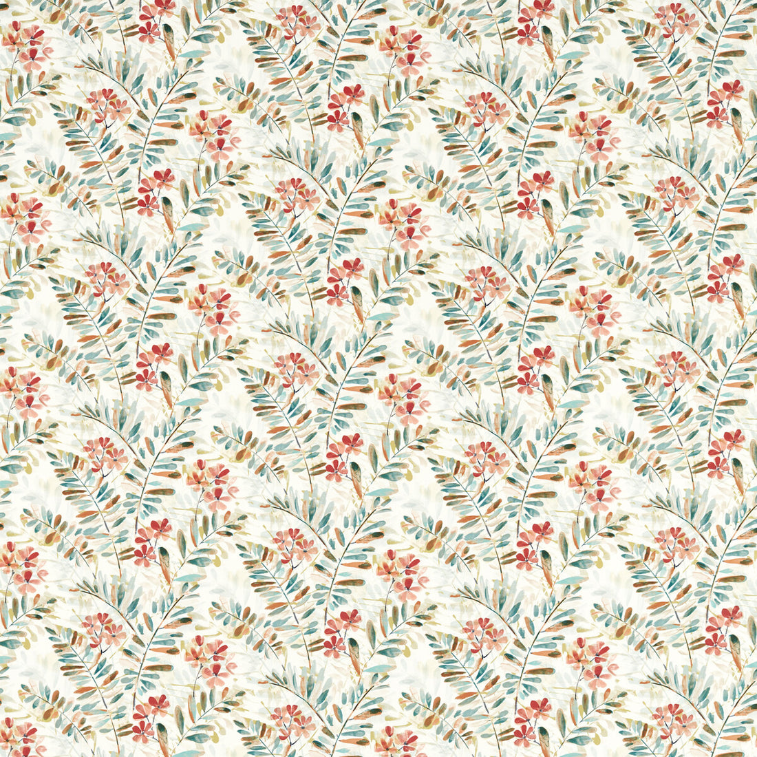 New Grove fabric in mineral/spice color - pattern F1560/03.CAC.0 - by Clarke And Clarke in the Country Escape By Studio G For C&amp;C collection