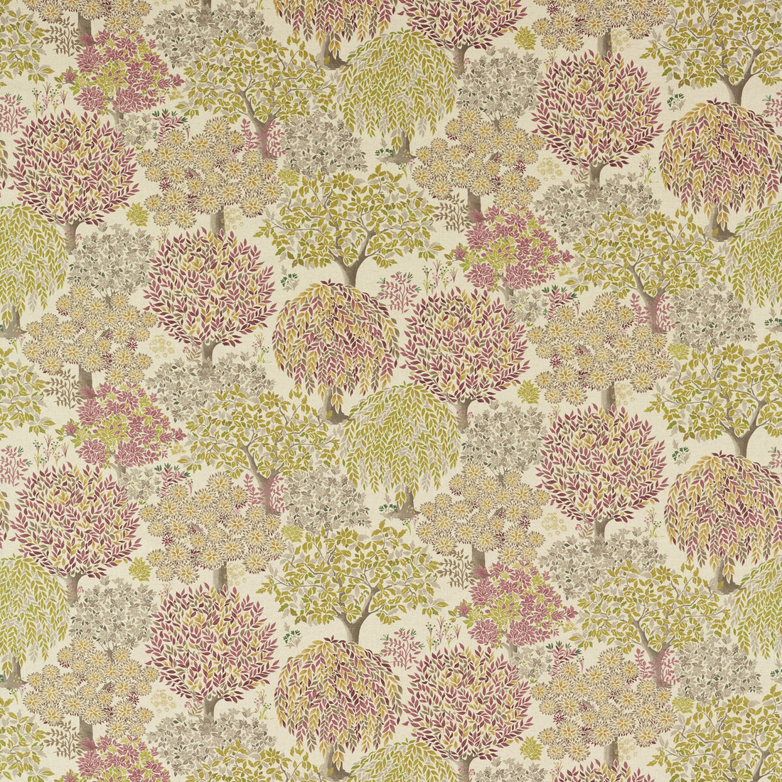 Tatton fabric in autumn color - pattern F1562/01.CAC.0 - by Clarke And Clarke in the Country Escape By Studio G For C&amp;C collection