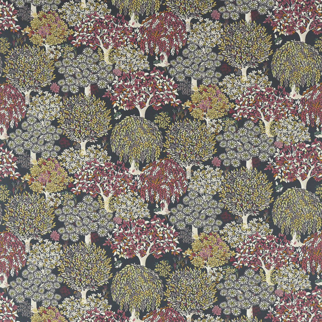 Tatton fabric in charcoal color - pattern F1563/01.CAC.0 - by Clarke And Clarke in the Country Escape By Studio G For C&amp;C collection